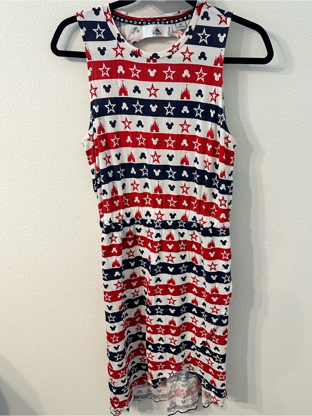 Disney Parks Americana Knit Tulip Hem Dress